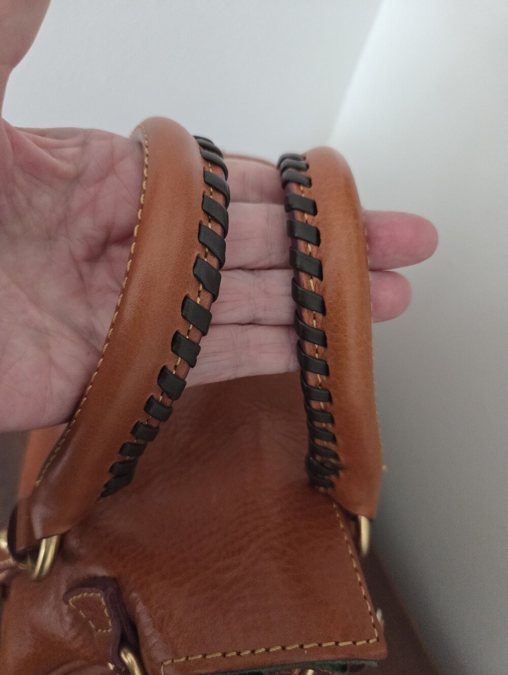 Dooney & Bourke Florentine Micro Satchel Color: Natural - Picture 5 of 11